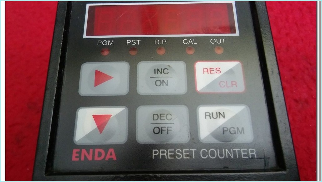 ENDA CR7611 PRESET COUNTER 6 HANELİ ÖNCEDEN AYARLANMIŞ SAYAÇ